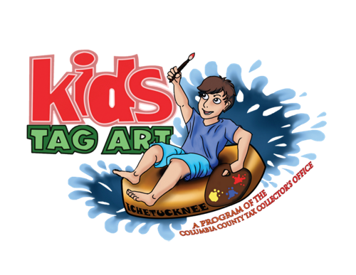 Kids tag art logo